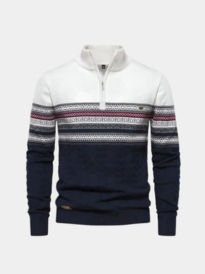 Men’s Knit Sweater – Half Zip Pullover Casual Everyday Knitwear